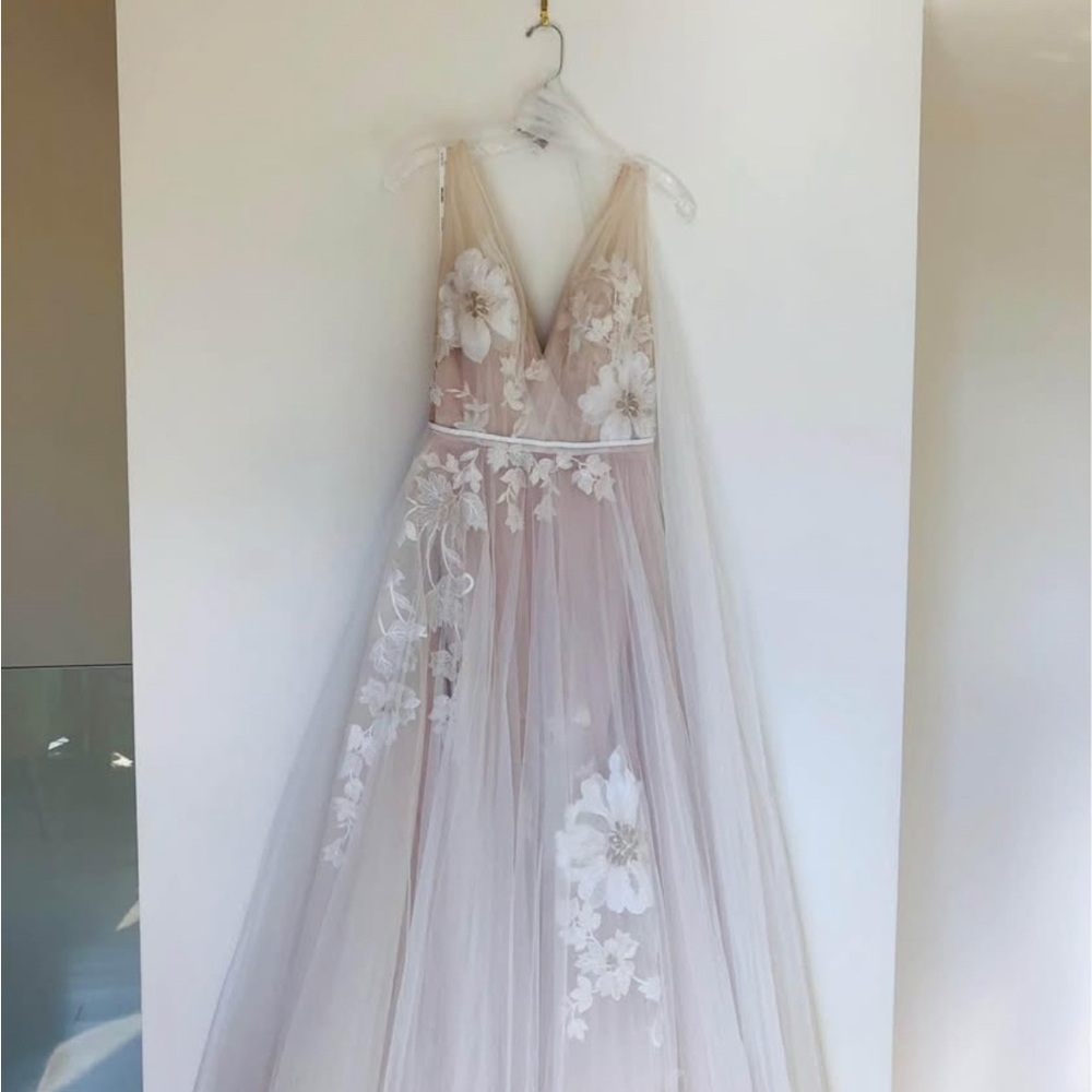 Lainie Willowby Wedding Dress - Syrah with matching veil